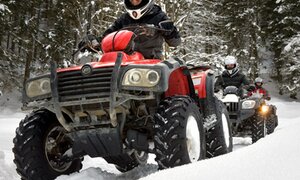 With quads through the snow - Offroad Park in Viehhofen | © Glemmy Offroad Park