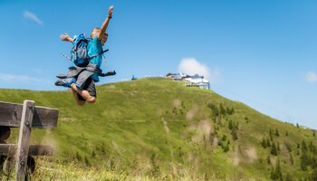 Vreugdesprong op de Schmitten | © Schmittenhöhebahn AG | Rohal