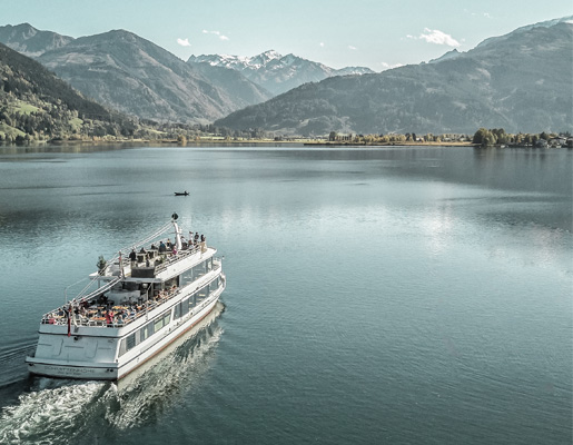 Panorama cruises on lake Zell | © Schmittenhöhebahn AG