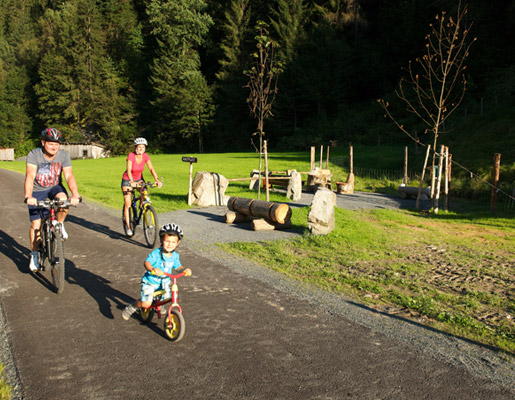 Fiets- en mountainbike routes met uw gezin | © viehhofen.at