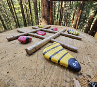XXL play station on the children's hiking trail with TicTacToe and mill | © viehhofen.at