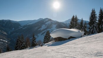 Wintervakantie in Viehhofen - een combinatie van koningswit en blauw | © viehhofen.at