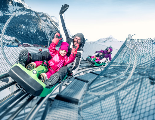 Alpine rollercoaster in summer in Kaprun | © Kitzsteinhorn